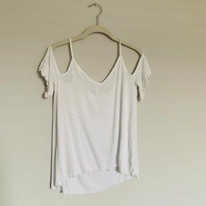 White Cutout Blouse 🌿